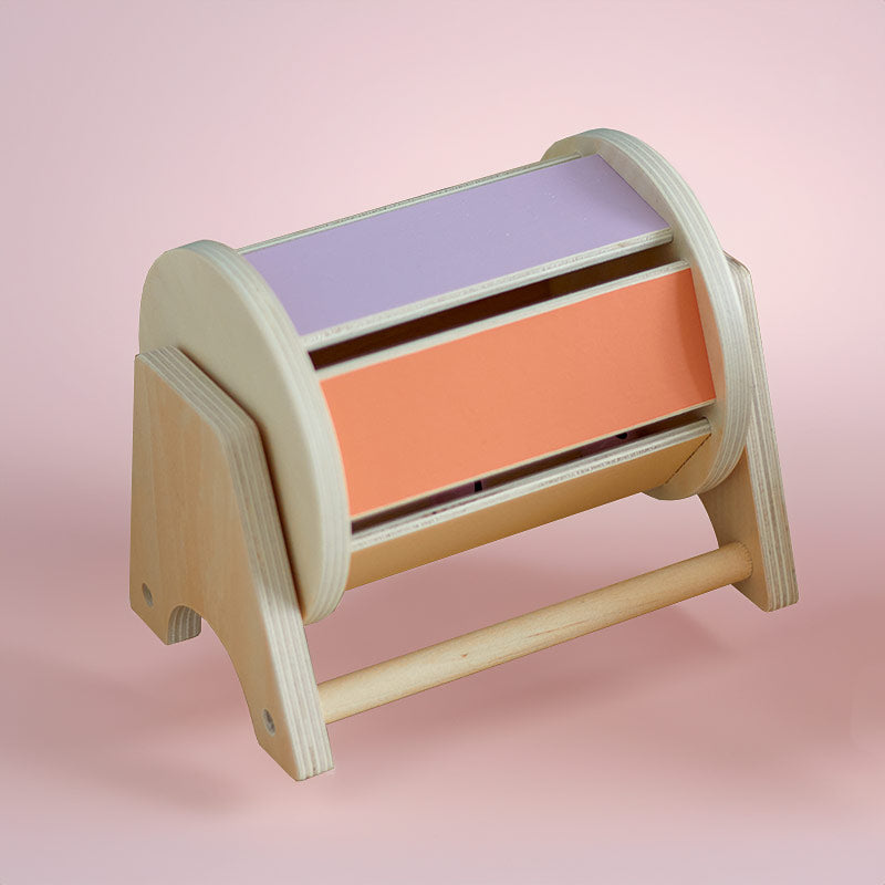 Spinning Rainbow Drum - Engaging, Sensory, and Calming Play for Infants