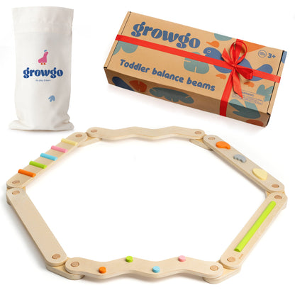 Balance Beams Set 2 in 1 Inspired by Montessori